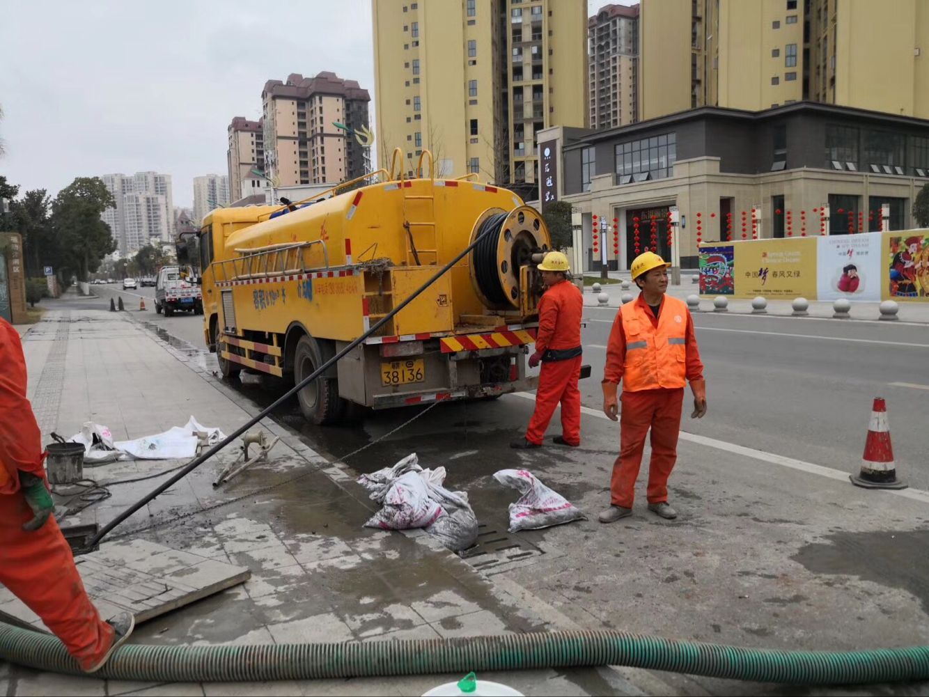 武川排污管道清淤-管道清洗